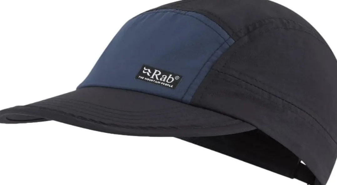 Rab Vista 5 Panel Cap Ebony/tempest Blue