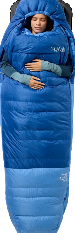 Rab Women's Ascent -12c Dark Bluebird/bluebird
