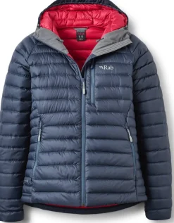 Rab Women's Microlight Alpine Down Jacket Steel
