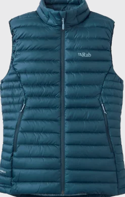 Rab Women's Microlight Down Vest Tempest Blue