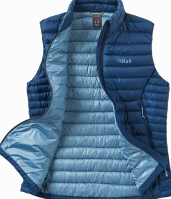 Rab Women's Microlight Down Vest Tempest Blue