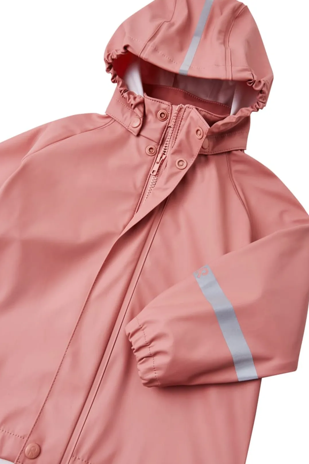 Reima Kids' Shell Raincoat Lampi Rose Blush