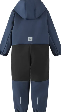 Reima Kids' Softshell Overall Nurmes Navy