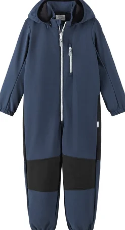 Reima Kids' Softshell Overall Nurmes Navy