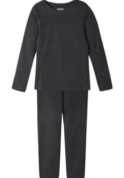 Reima Kids' Thermal Set Lani Black Melange