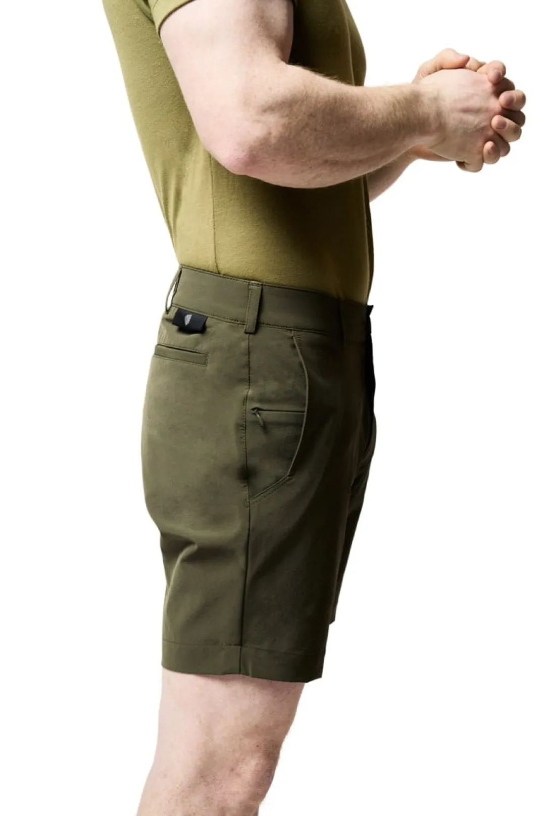 Rúngne Crag Shorts Mens Olive Green