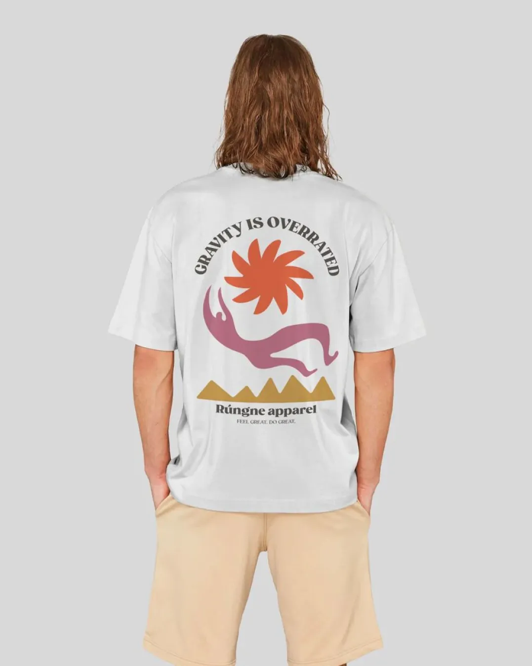 Rúngne Gravity Is Overrated Tee White
