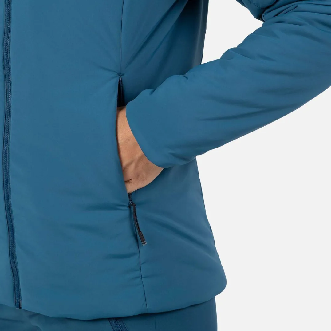 Rossignol W Opside Hoodie Warm Deep Lake