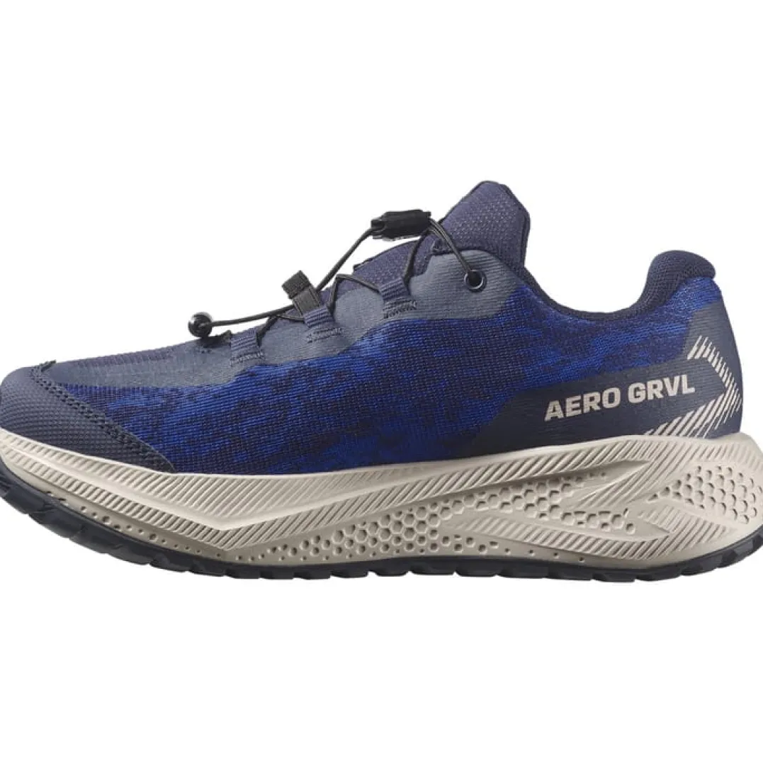 Salomon Aero Grvl Wp J Maritime Blue / Silver Cloud / Bluing