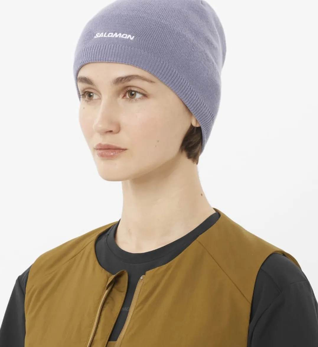 Salomon Beanie Blue Granite