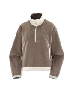 Salomon Chroma Fleece Crop W Iron/silver Cloud/