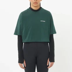 Salomon Freestyle Short Sleeve Tee Green Gables