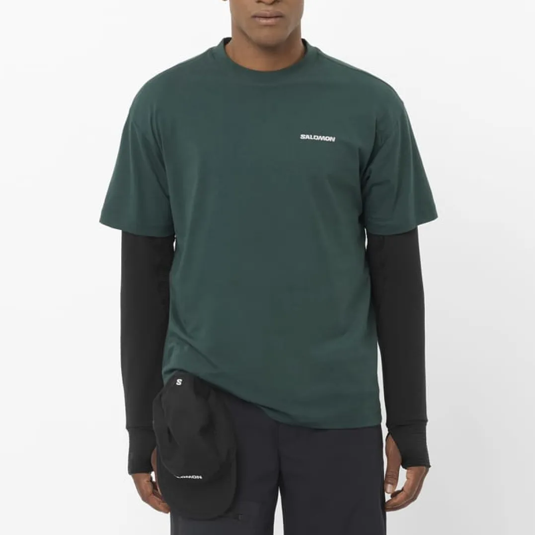 Salomon Freestyle Short Sleeve Tee Green Gables
