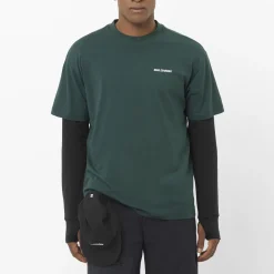 Salomon Freestyle Short Sleeve Tee Green Gables