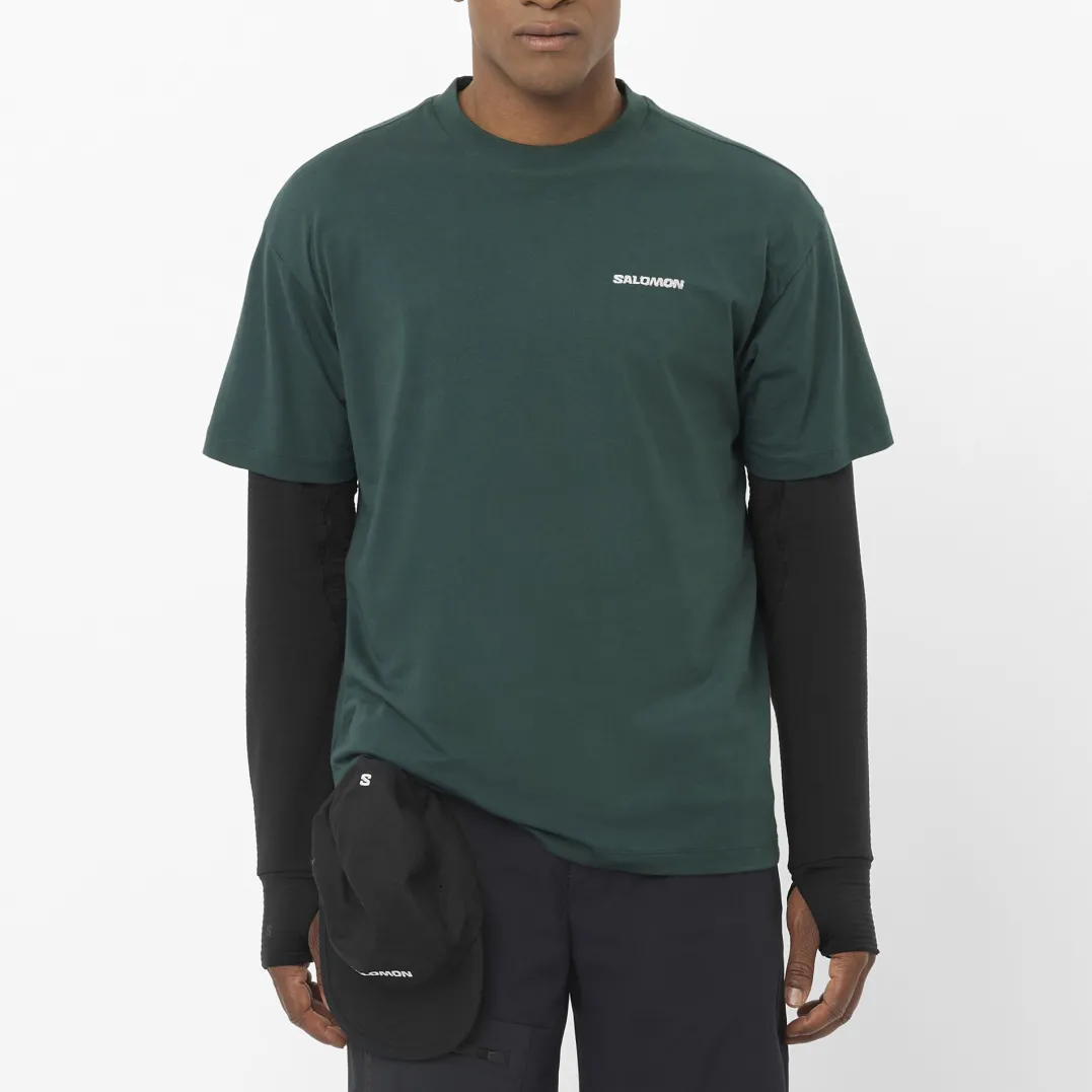 Salomon Freestyle Short Sleeve Tee Green Gables