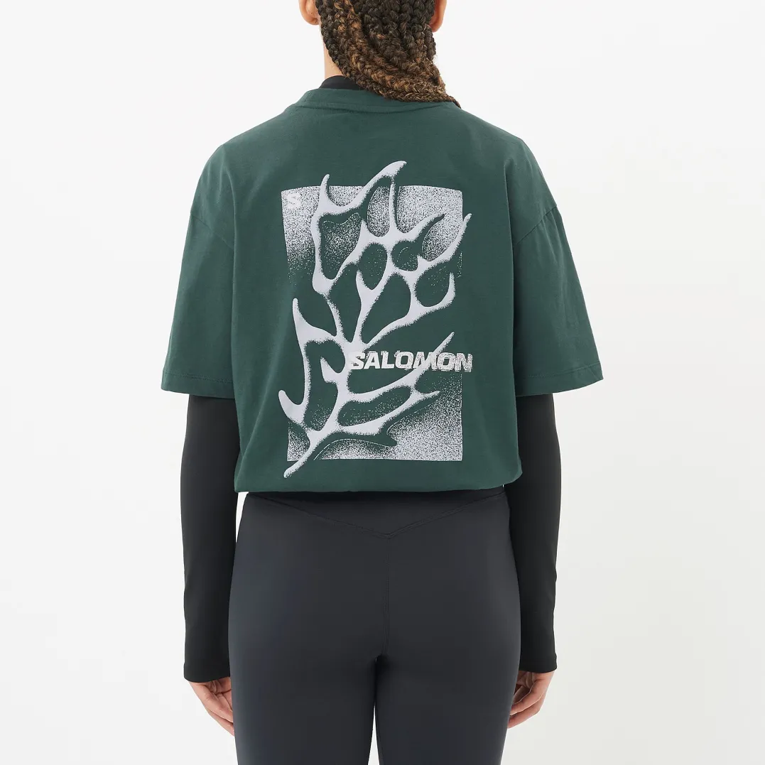 Salomon Freestyle Short Sleeve Tee Green Gables
