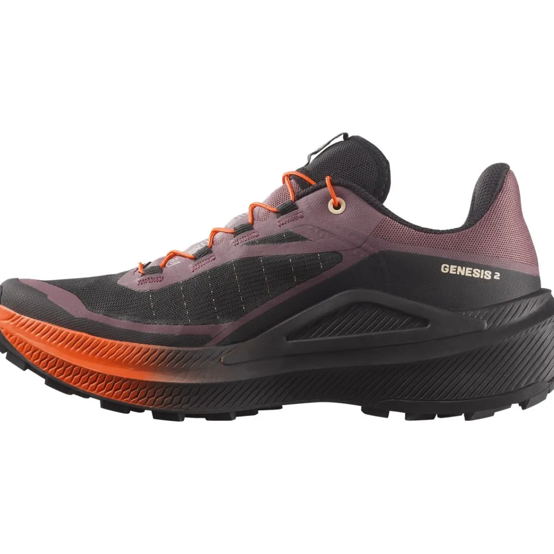 Salomon Genesis 2 W Huckleberry / Black / Red Orange