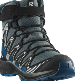 Salomon Junior Shoes XA Pro V8 Winter Cswp Turbulence/Black/Dark Blue