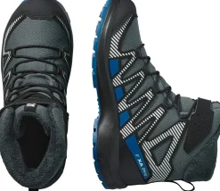 Salomon Junior Shoes XA Pro V8 Winter Cswp Turbulence/Black/Dark Blue