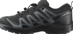 Salomon Kids' XA Pro V8 Waterproof Black/turbulence/quarry