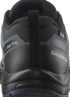 Salomon Kids' XA Pro V8 Waterproof Black/turbulence/quarry