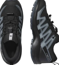 Salomon Kids' XA Pro V8 Waterproof Black/turbulence/quarry