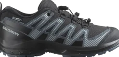 Salomon Kids' XA Pro V8 Waterproof Black/turbulence/quarry