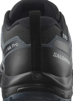 Salomon Kids' XA Pro V8 Waterproof Black/turbulence/quarry