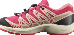 Salomon Kids' XA Pro V8 Waterproof Rouge Red/vanilla Ice/flamingo Pink