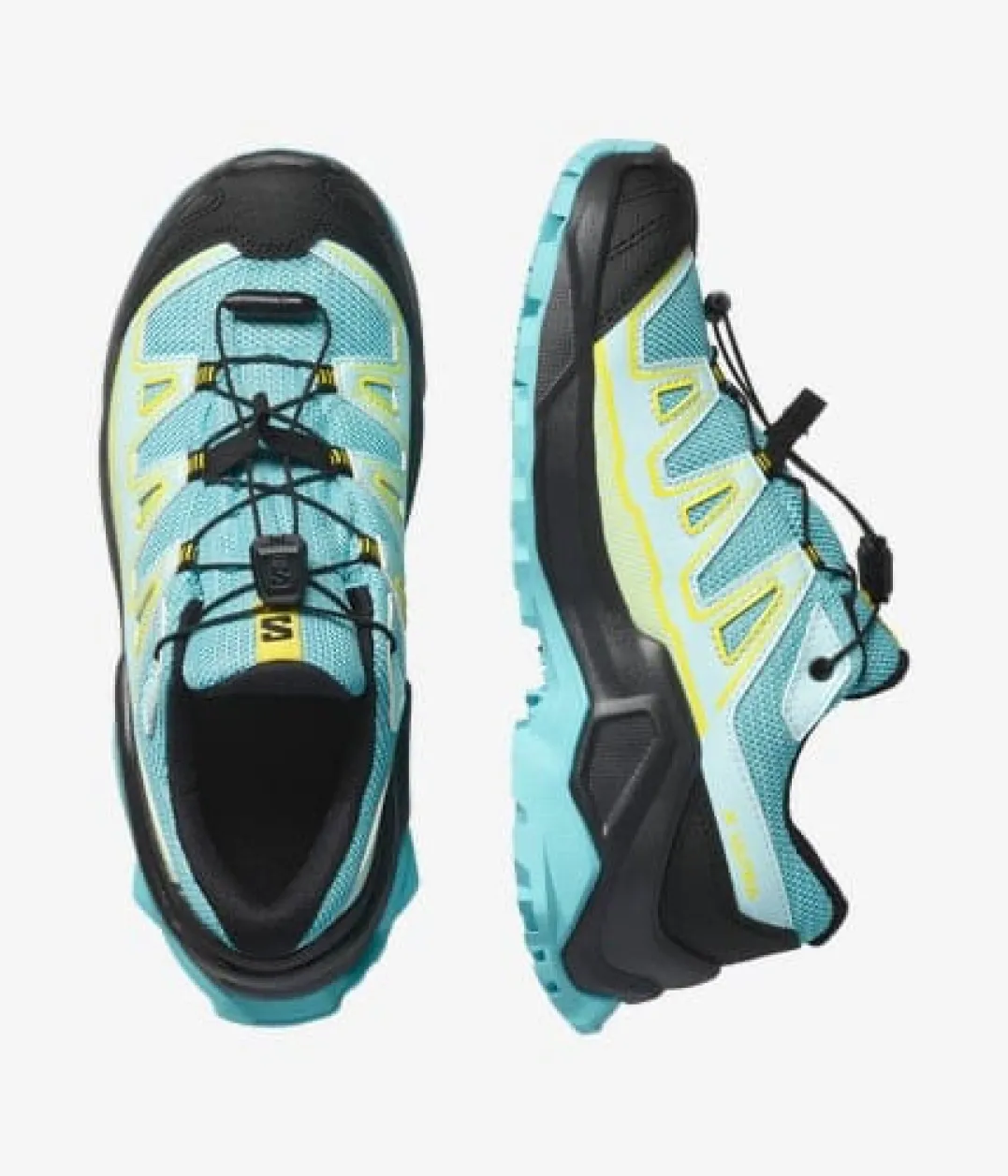 Salomon Kids' X Ultra GORE-TEX Blue Curacao/turbulence/yellow Iris