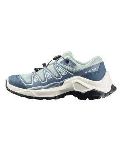 Salomon Kids' X Ultra GORE-TEX Green Milieu / Grisaille / Clearly Aqua
