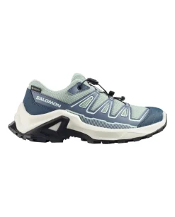 Salomon Kids' X Ultra GORE-TEX Green Milieu / Grisaille / Clearly Aqua