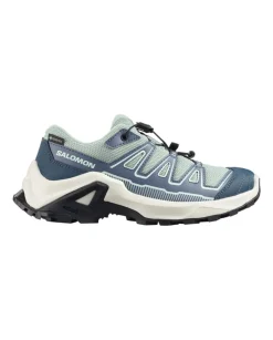 Salomon Kids' X Ultra GORE-TEX Green Milieu / Grisaille / Clearly Aqua