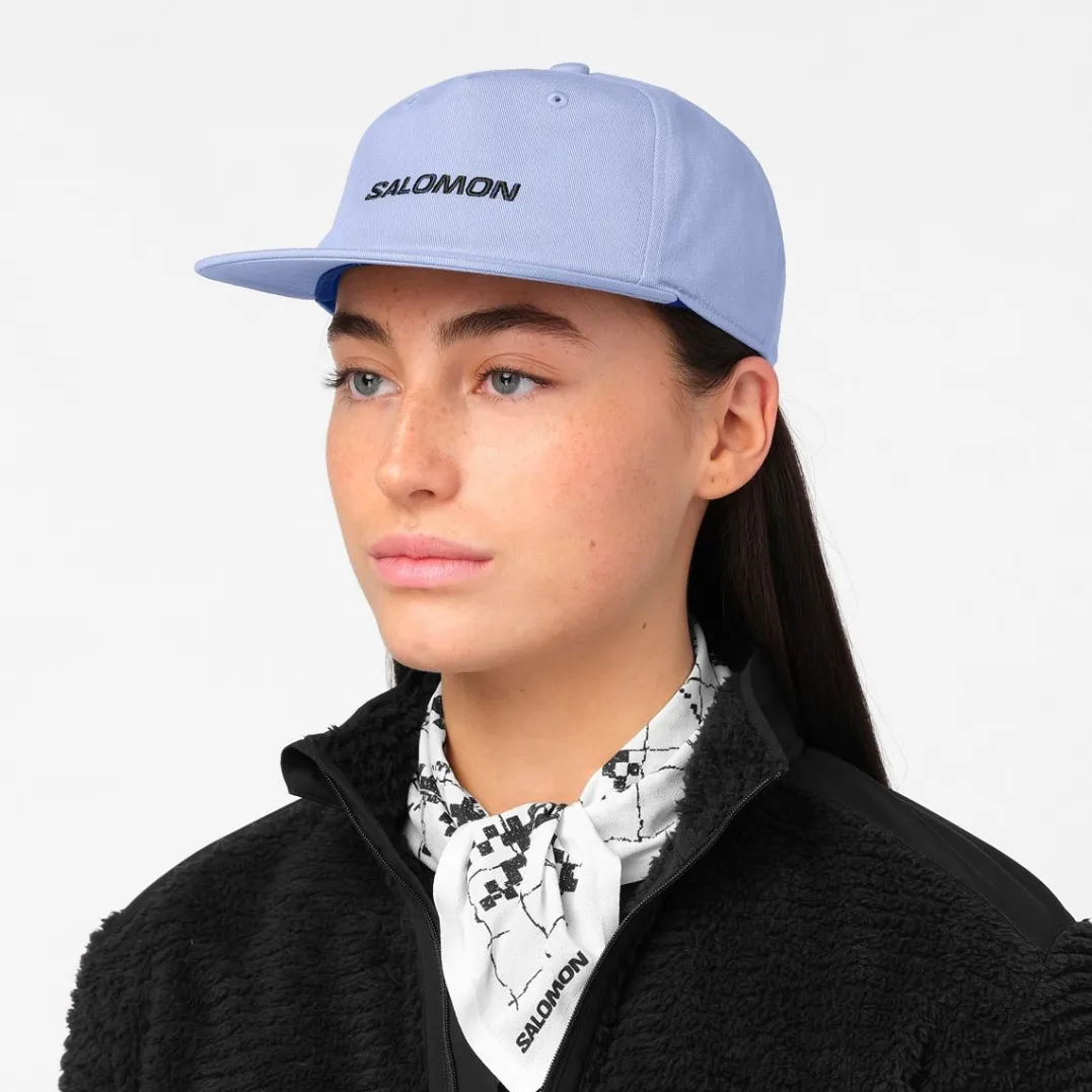 Salomon Logo Flat Cap Tempest/