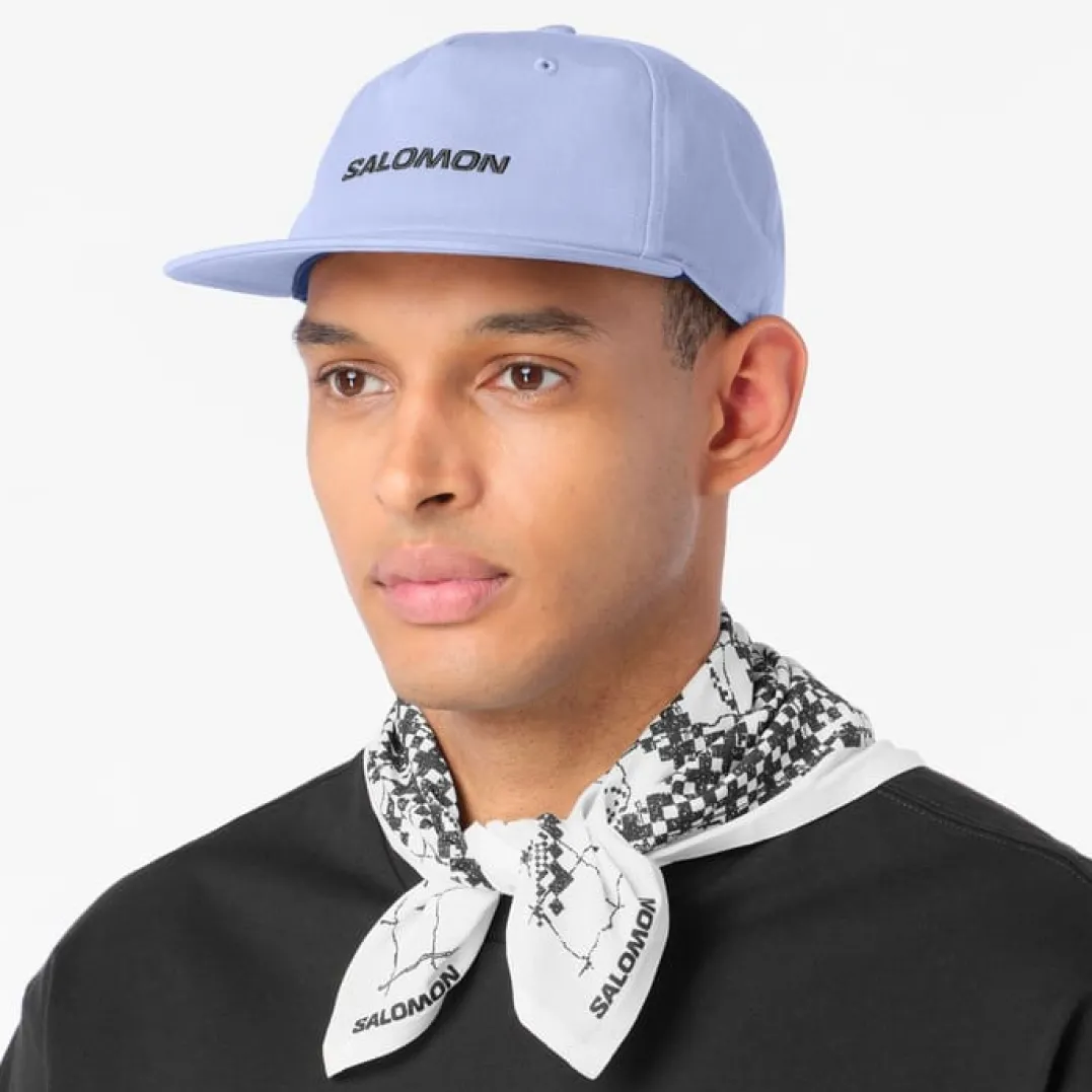 Salomon Logo Flat Cap Tempest/