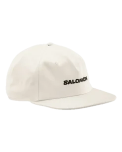 Salomon Logo Flat Cap Whisper White/