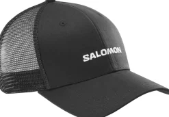 Salomon Logo Trucker Cap Deep Black