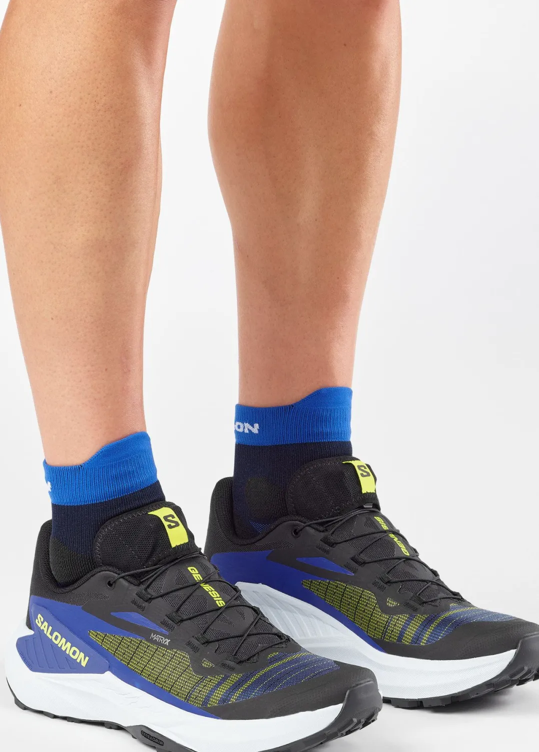 Salomon Men's Genesis Black / Acid Lime / Bluing
