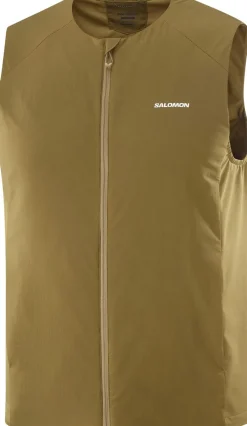 Salomon Men's Mountain Flex Hybrid Vest Brilliant Olive
