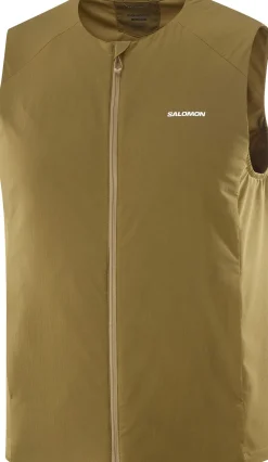 Salomon Men's Mountain Flex Hybrid Vest Brilliant Olive