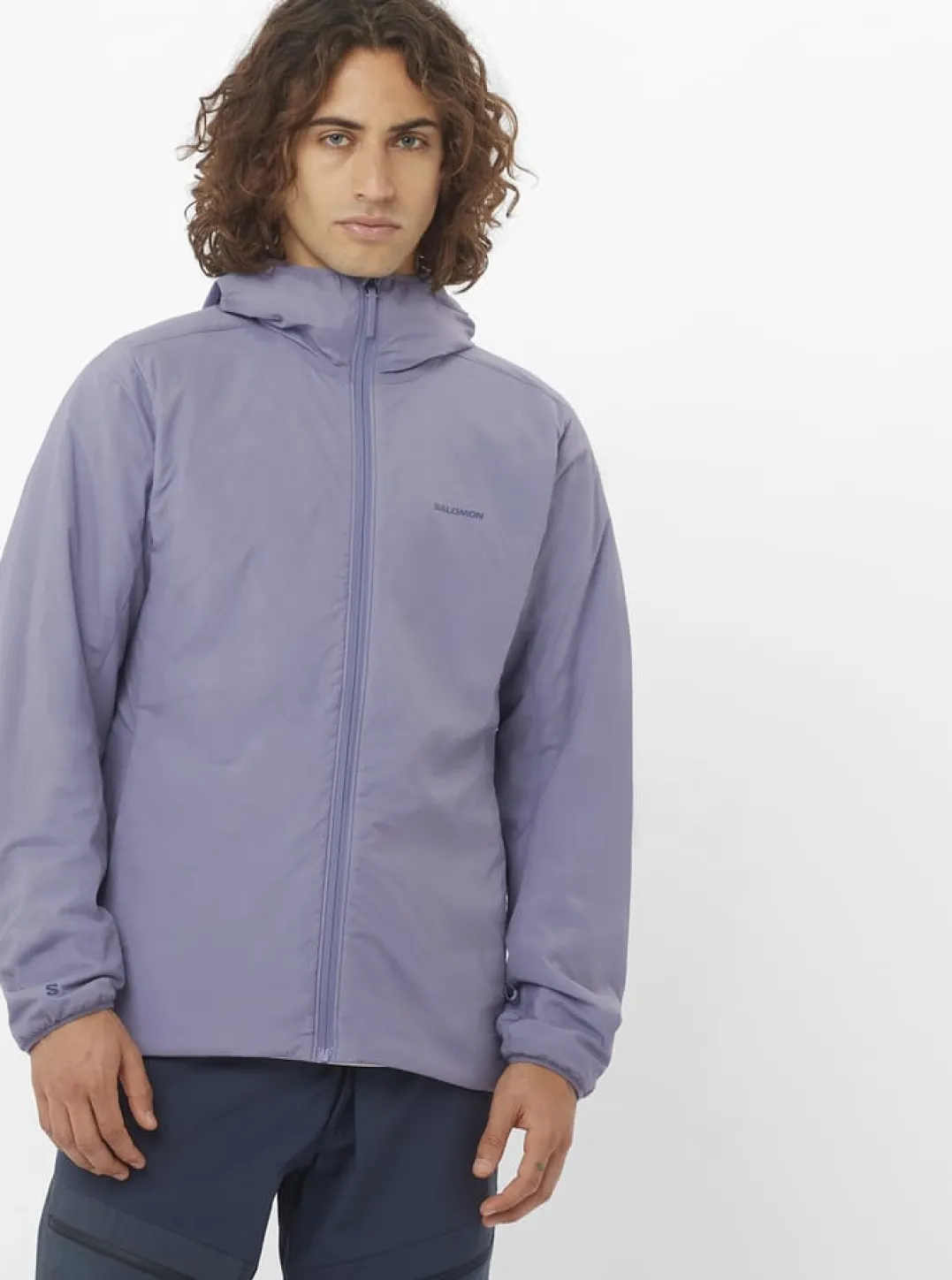 Salomon Men's Mountain Flex Jacket Blue Granite