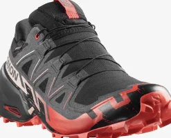 Salomon Men's Speedcross 6 GORE-TEX Black / Fiery Red / Almond Milk