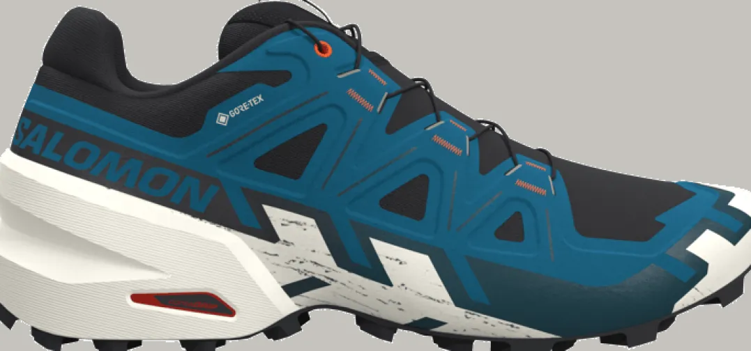 Salomon Men's Speedcross 6 GORE-TEX Black / Mykonos Blue / Vanilla Ice