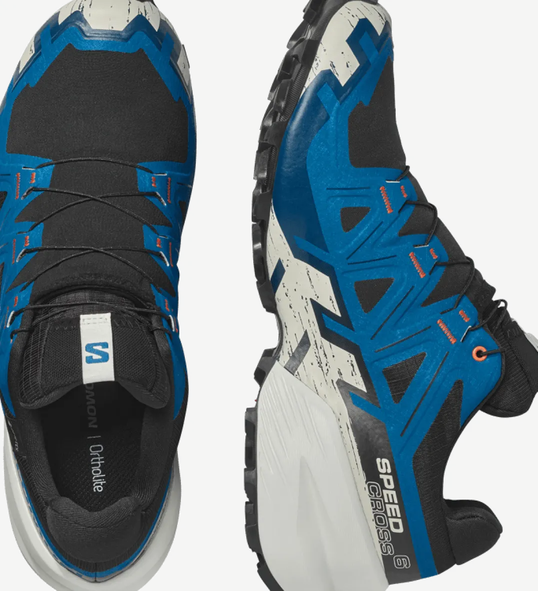 Salomon Men's Speedcross 6 GORE-TEX Black / Mykonos Blue / Vanilla Ice