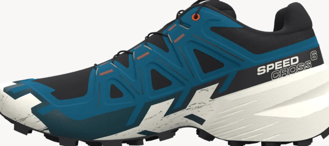 Salomon Men's Speedcross 6 GORE-TEX Black / Mykonos Blue / Vanilla Ice