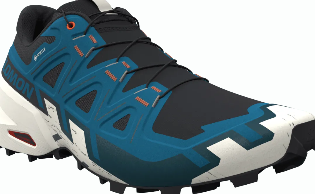 Salomon Men's Speedcross 6 GORE-TEX Black / Mykonos Blue / Vanilla Ice