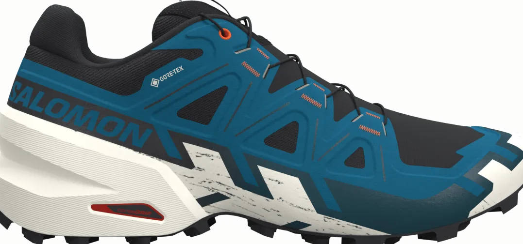 Salomon Men's Speedcross 6 GORE-TEX Black / Mykonos Blue / Vanilla Ice
