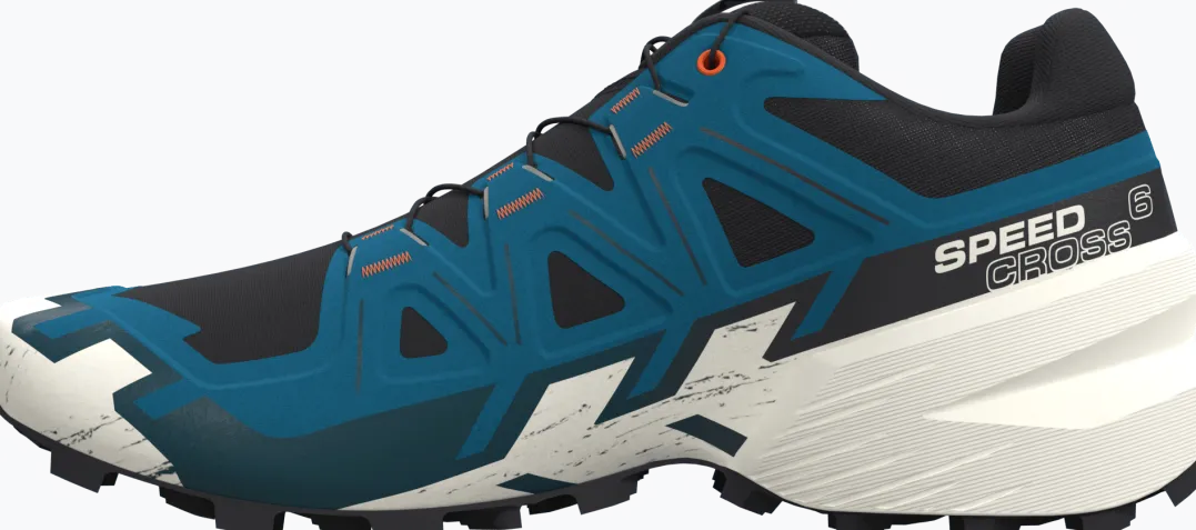 Salomon Men's Speedcross 6 GORE-TEX Black / Mykonos Blue / Vanilla Ice