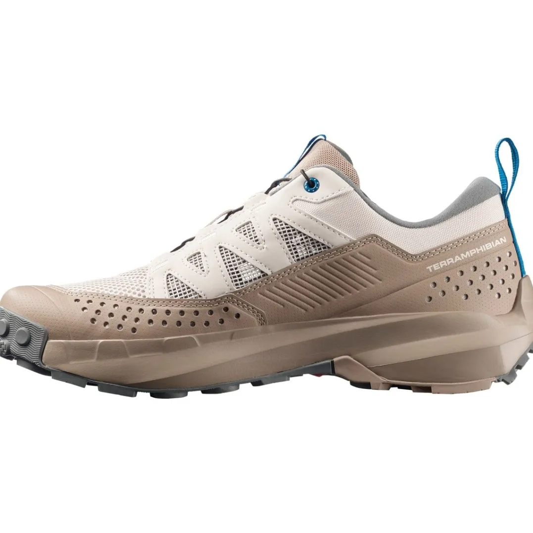 Salomon Men's Terramphibian Rainy Day / Desert Tan / Mykonos Blue