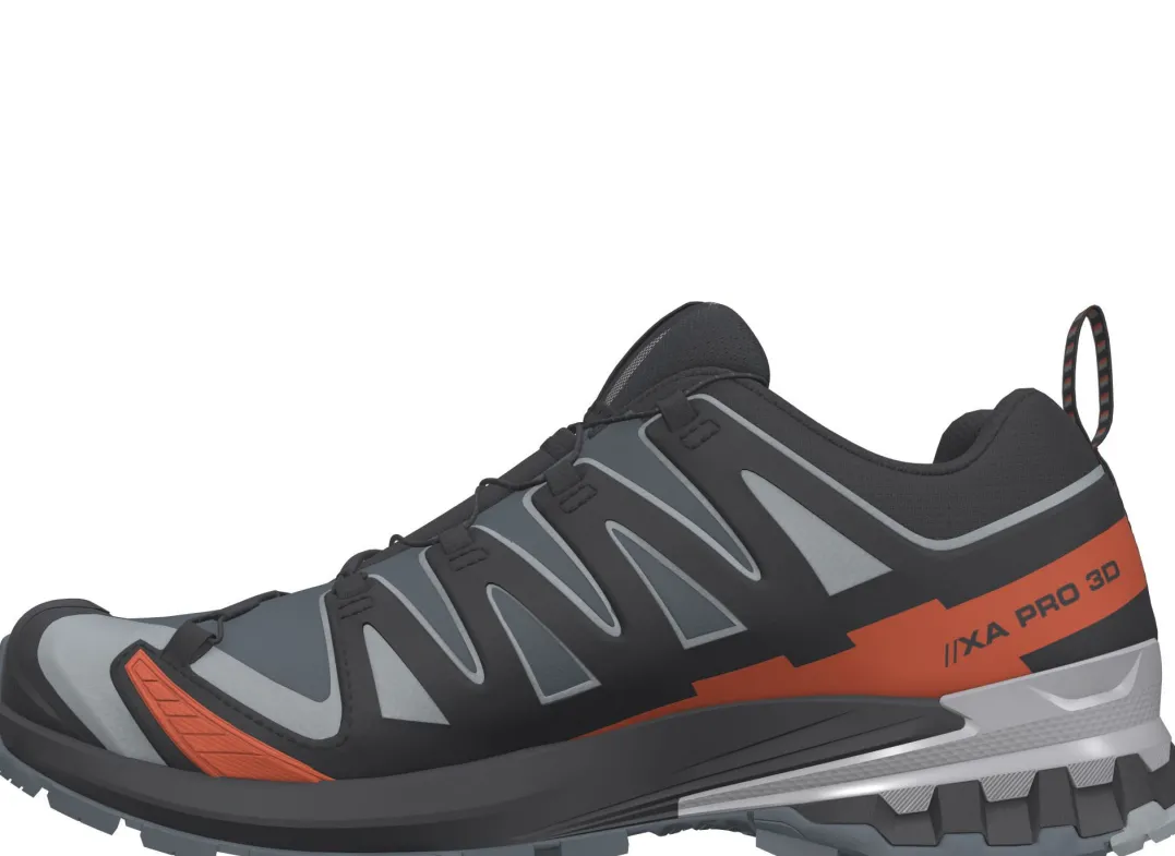 Salomon Men's XA Pro 3D V9 Wide GORE-TEX Turbulence / Black / Burnt Ochre